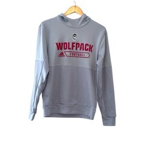 Adidas NC‎ State Wolfpack football hoodie/sweatshirt Sz Medium